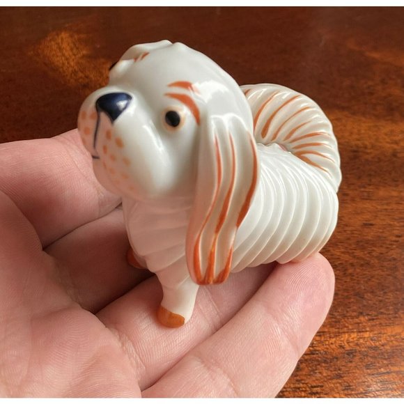 Metzler Ortloff Figurine Pekingese Dog Bosse Germany Porcelain Art Deco Rare - Picture 4 of 9